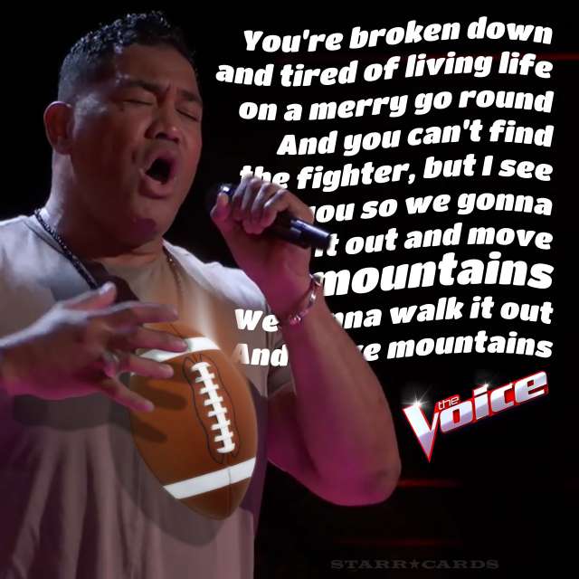 Former NFLer Esera Tuaolo on 'The Voice'