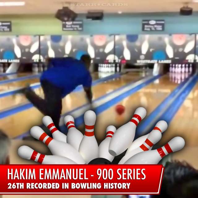 Hakim Emmanuel bowling 900 series