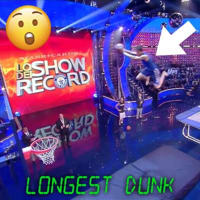 Jordan Ramos sets new world record for longest dunk from a trampoline