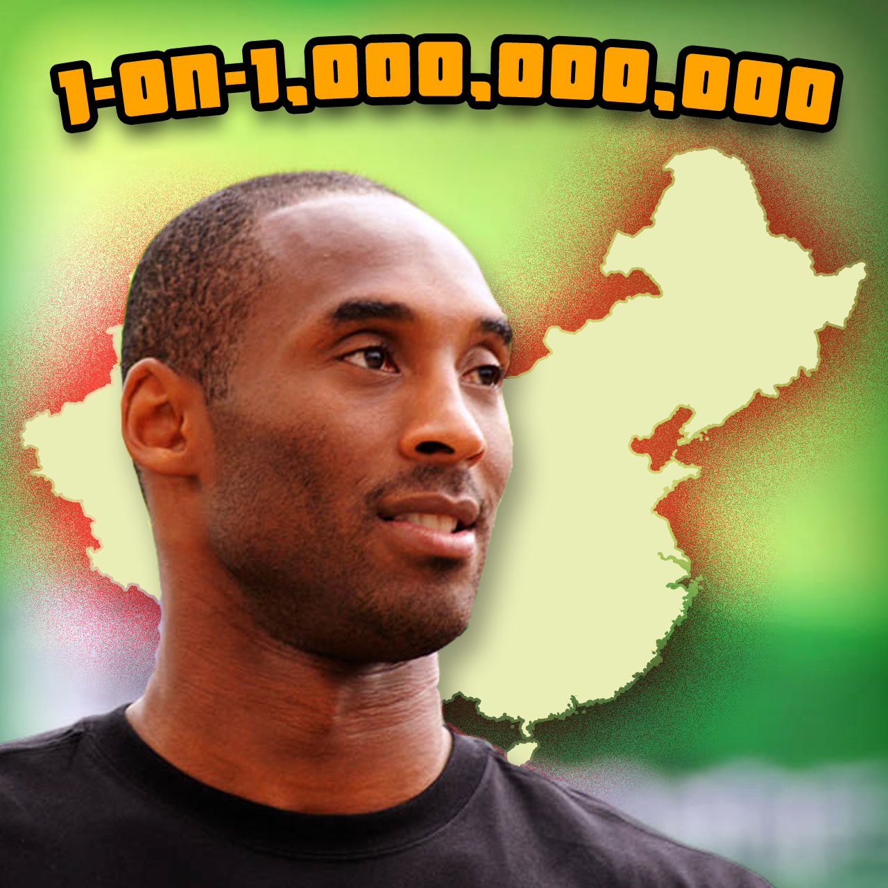 Kobe Bryant in China takes on all comers in an endless one-on-one game