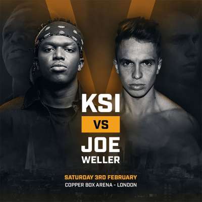 KSI vs Joe Weller boxing poster
