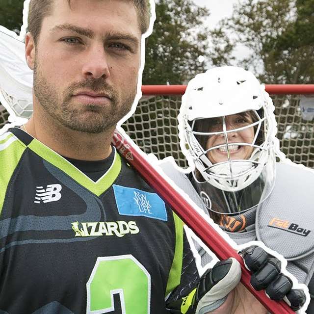 Lacrosse pro Rob Pannell vs regular people