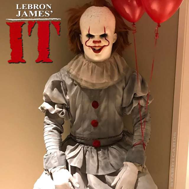 LeBron James' It wins best costume for Halloween 2017