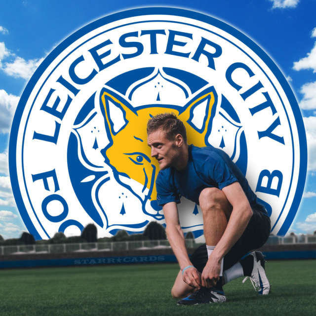 Leicester City striker Jamie Vardy