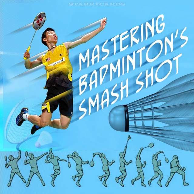 Mastering badminton's smash shot