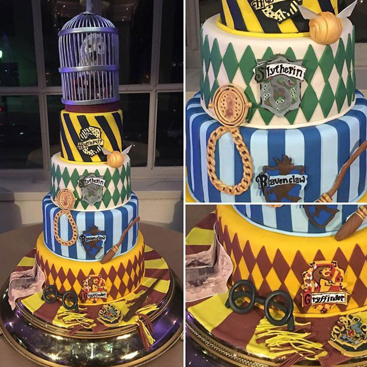 Mike Evans had a Harry Potter-themed Hogwarts cake at his wedding