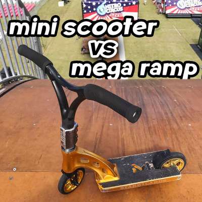 Mini scooter vs mega ramp starring Ryan Williams