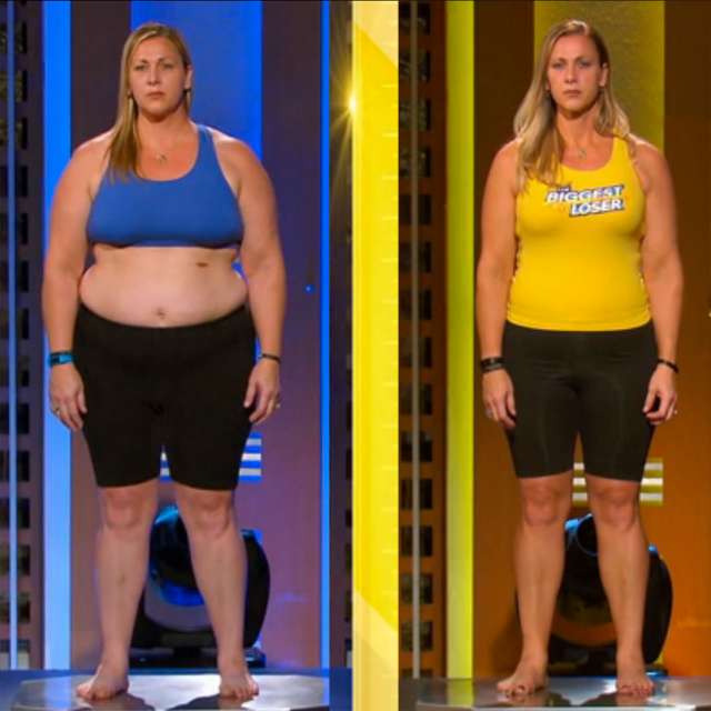 Olympic softball champion Lori Harrigan slims down on "The Biggest Loser"