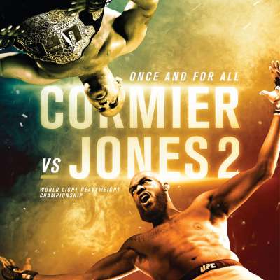 Poster for UFC 214 Cormier vs Jones 2