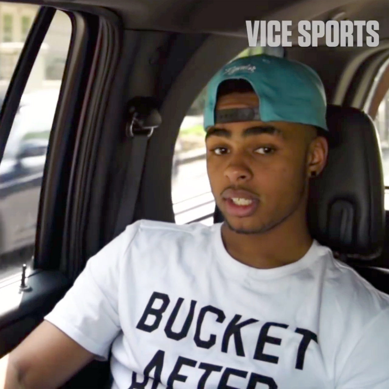 Rolling through Los Angeles with Lakers guard D'Angelo Russell
