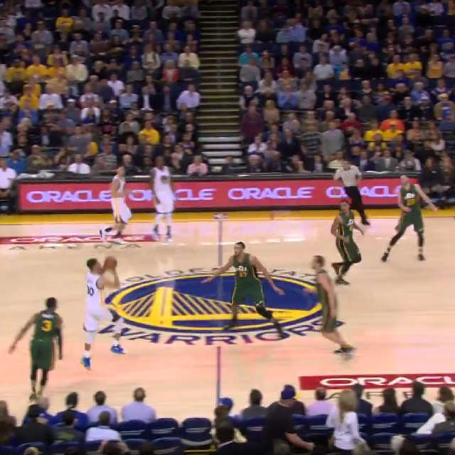 Steph Curry hits buzzer beater versus Utah Jazz