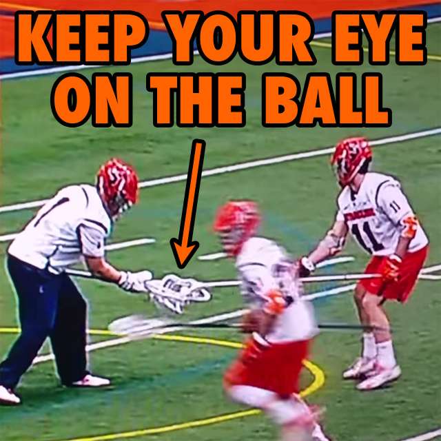 Syracuse lacrosse team pulls the hidden-ball trick on Virginia.