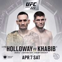 UFC 223: Max Holloway vs Khabib Nurmagomedov