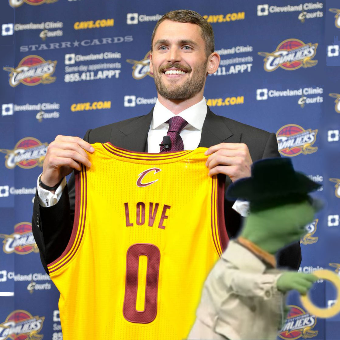 Was Kevin Love suckered into buying an "O"?